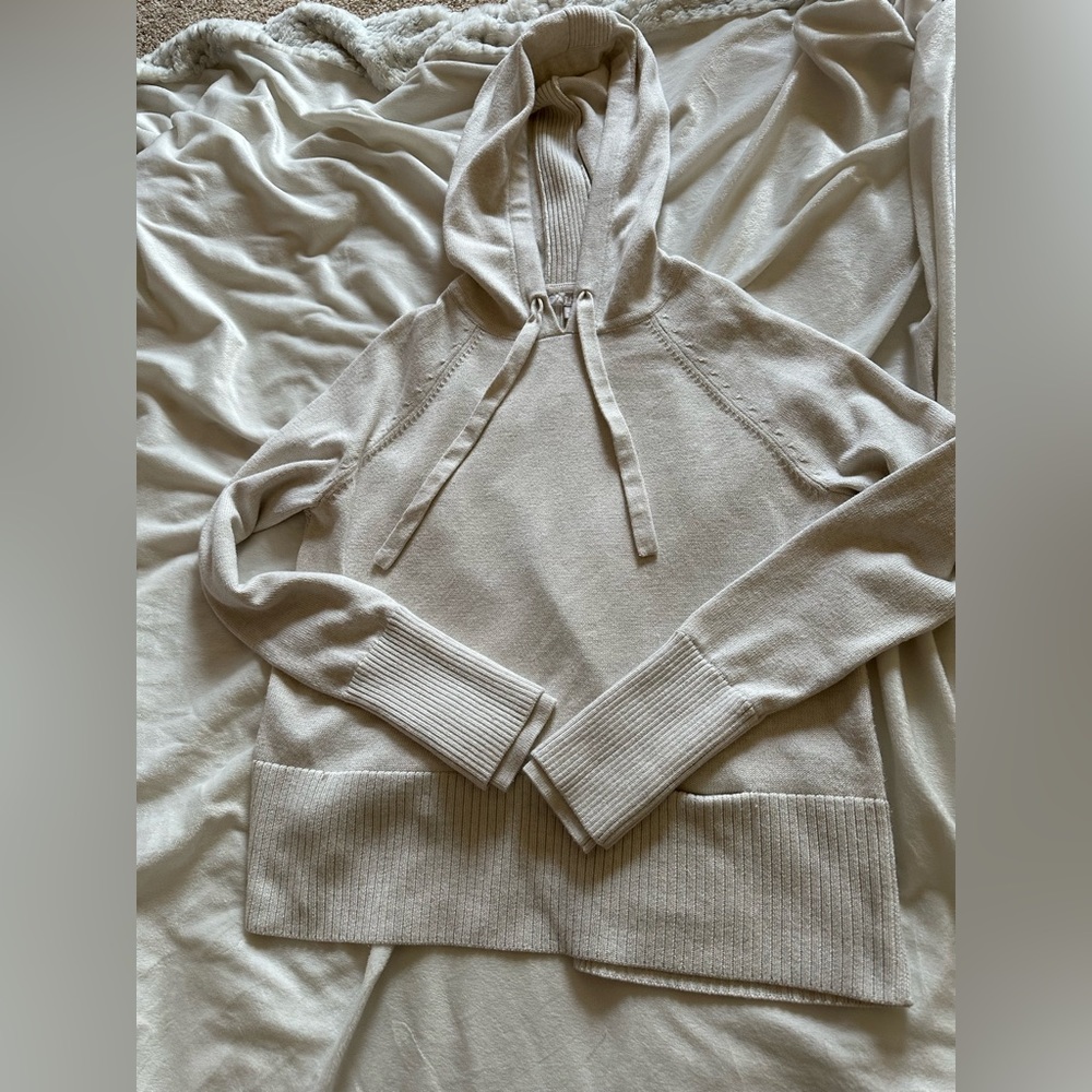 Athleta knit hoodie sweater size xXsmall